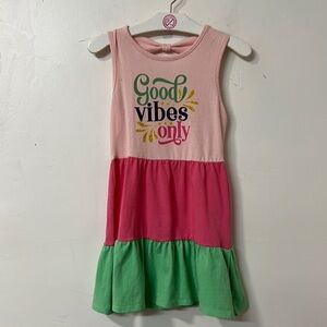 Limited Too Pink Tiered Sundress Sleeveless Casual